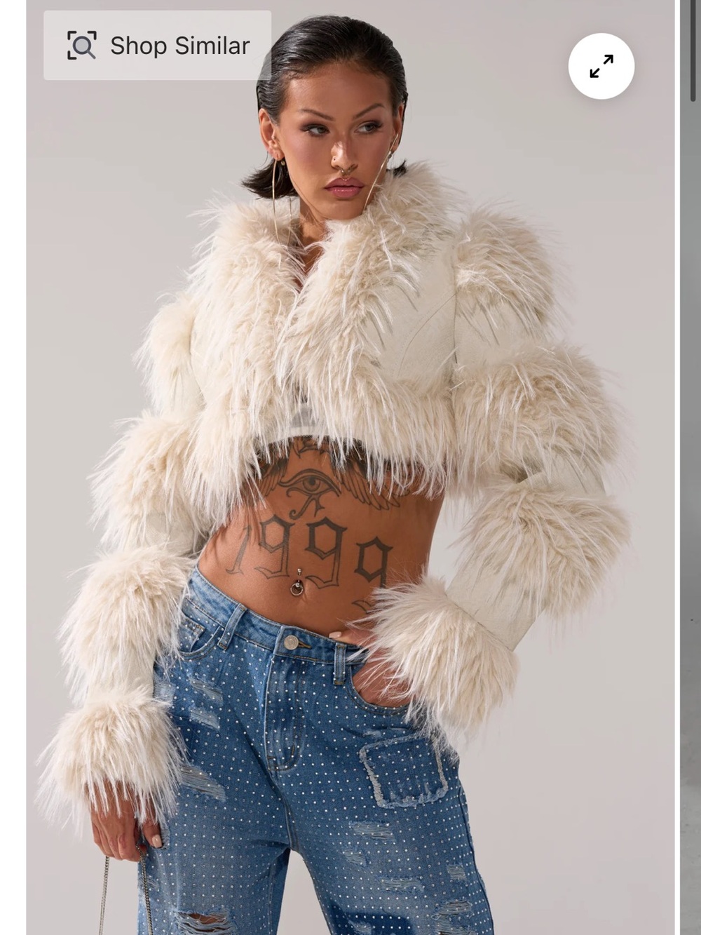 AKIRA Lovergirl Ultra Cropped Jacket